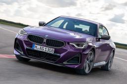 2022 BMW 240i Left Right Side in Metallic Purple